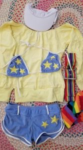 Sexy roller girl costume size Small